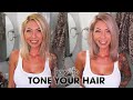 Tone Your Hair at Home- Cancel Out Yellow/Orange