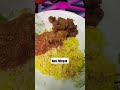 Nasi Minyak + Ayam Masak Merah + Rendang Daging‼️ #viral #youtube #short #fyp