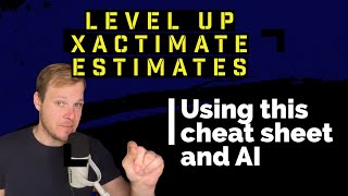Ultimate Xactimate Cheat Sheet & How I built a chatbot to help write my estimates