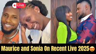 Maurice Sam and Sonia Uche on recent live as they share good news😍 #trending #mauricesamandsoniauche