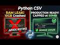 Stop Reading CSVs Like a Junior (Advanced Python Tutorial)