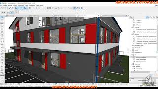 archicad basics tutorial - facade design - simple method for working