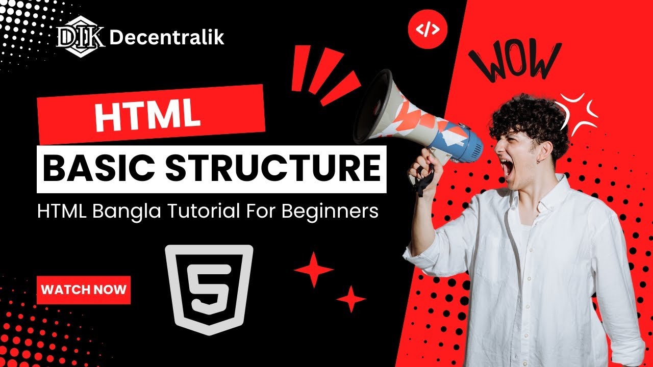 Html Bangla Tutorial | Html5 Bangla Tutorial | Html For Beginners ...