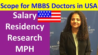 In America scope for MBBS doctor MBBS doctor salary USMLE in America Fee MPH USA. Visa for Doctor US