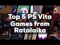 Top 5 PS Vita games from Ratalaika