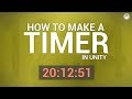 TIMER/STOPWATCH in Unity (tutorial)