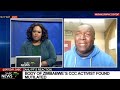 ZANU-PF reacts to the body discovery of Zimbabwe's CCC activist, Moreblessings Ali