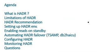 How To configure IBM DB2LUW High availability disaster recovery (HADR) with TSA Auto Failover