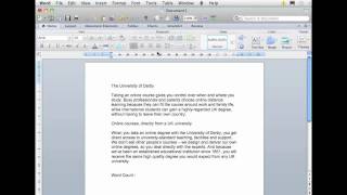 Word Processing - Adding a Word Count