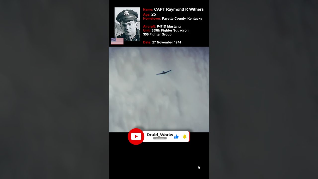 WW2, Dogfight: P-51 Mustang Blows Wing Off Bf 109 60fps, Colorized, Sound Design, AI Enhanced