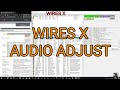 AUDIO ADJUSTMENTS -WIRES X - PDN and HRI-200