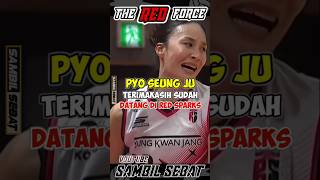 WOW‼️Terimakasih Pyo Seungju⁉️#redsparks #volleyball #pyoseungju #megawatihangestri #ligavolikorea