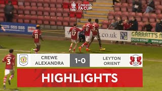 Sambou Stoppage Time Goal Sinks The O's | Crewe Alexandra 1-0 Leyton Orient Emirates FA Cup 2022-23