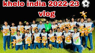 khelo india university games 2022-23 ⚽️ | vlog | guru nanak dev university bronzer medal 🥉🔥