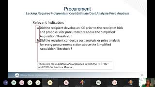 FTA Key Procurement Deficiencies Webinar