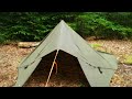 oil skin tarp review bushcraft spain 3x3