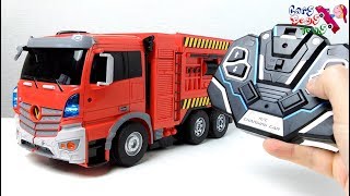 Trucks for kids Big Transformer Fire Truck Toys Unboxing