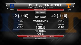 Saturday Game Previews: #5 Duke vs #4 Tennessee | March Madness