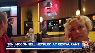 Sen. McConnell Heckled At Restaurant