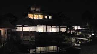 京都・西本願寺 国宝飛雲閣ライトアップ