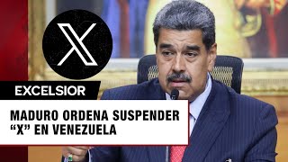 Maduro suspende por 10 días el funcionamiento de la red social \