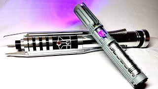 Korbanth Revan saber installed with CFX and custom crystal reveal chassis