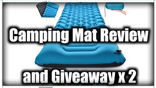 AKSOUL Camping Mat review and giveaway