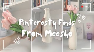 Pinteresty finds from Meesho 🌷🎀| Aesthetic unwrapping ❤️ | ASMR