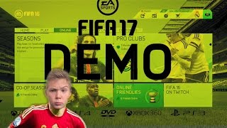 HOW TO PLAY FIFA 17 DEMO ONLINE AGAINST FRIENDS - PS4