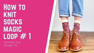 How to Knit Socks Magic Loop: #1 - All You Need to Get Started | SummerLee Design Co.