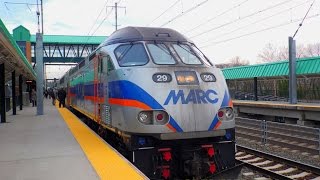 Amtrak \u0026 MARC: Rail Observations (April 2018)