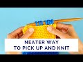 Neater Way to Pick Up and Knit From a Selvedge Edge