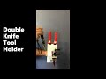 double knife tool holder