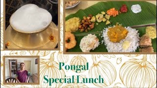 Traditional Pongal Lunch Combo I South Indian Meal I No Onion No Garlic I