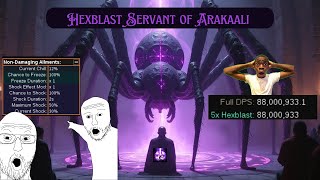 [Path of Exile 3.25] Hexblast Mine Servant of Arakaali