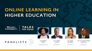 Talks for Good: Online Learning in Higher Education