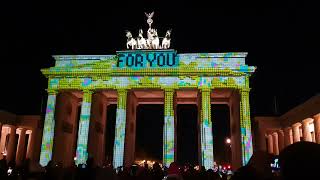 [4K] Festival of lights 2022 - Brandenburger Tor
