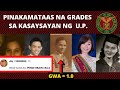 TOP 5 PINAKAMATAAS na GRADES sa UP HISTORY | Highest GWA of U.P. GRADUATES | Tiffany Uy etc.