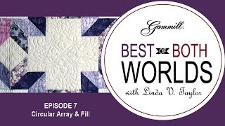 Episode 7 - Best of Both Worlds - Calendar Quilt Circular Array & Fill
