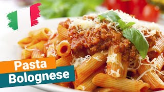 Pasta with bolognese, recipe of bolognese pasta, bolognese sauce - Tasty Secrets