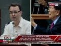 SONA: Sen. Enrile, wala raw balak makipag-ayos kay Sen. Peter Cayetano