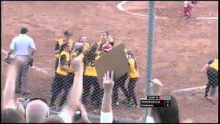 #7 Christina Pettengill of Rockville hits a solo homerun at 2012 CIAC Class L Softball Final