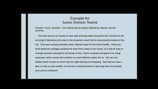Future Problem Solving Coach Training GIPS Step 6