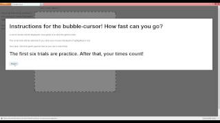 RS1: Bubble Cursor part 1