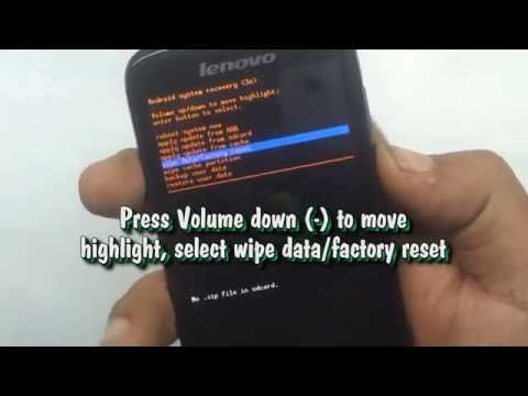 Lenovo A369i Hard Reset Lenovo A369i Hard Reset