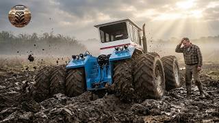 Tractor Stuck In Mud Compilation | Amazing Tractor Operator Skills #15
