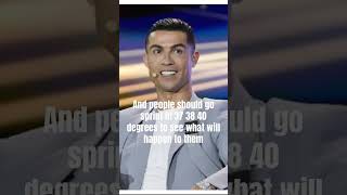 Ronaldo is going crazy right now