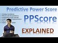 PPScore Predictive Power Score ,  Python library for correlation [numerical, categorical, ordinal ]