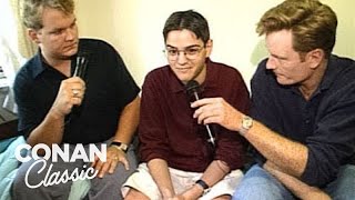 Conan \u0026 Andy Help Freshmen Move Into College | Late Night with Conan O’Brien