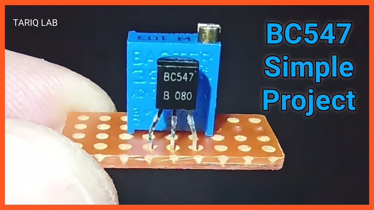 Bc547 Transistor Projects For Beginners Youtube